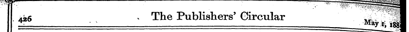 4i6 - The Publishers'Circular " " ' S^B