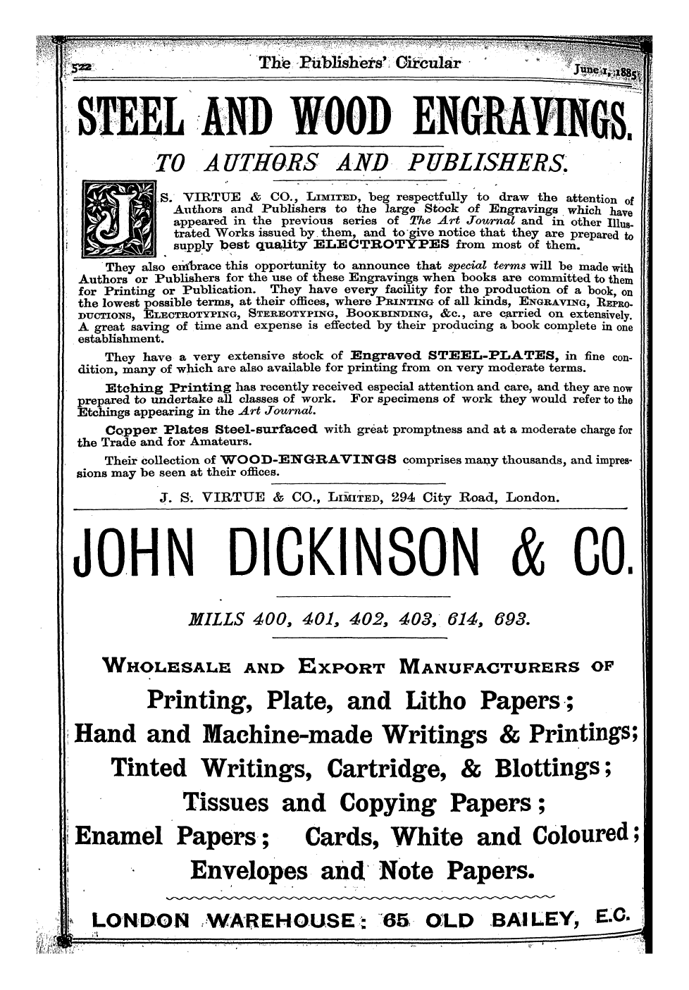 Publishers’ Circular (1880-1890): jS F Y, 1st edition: 38