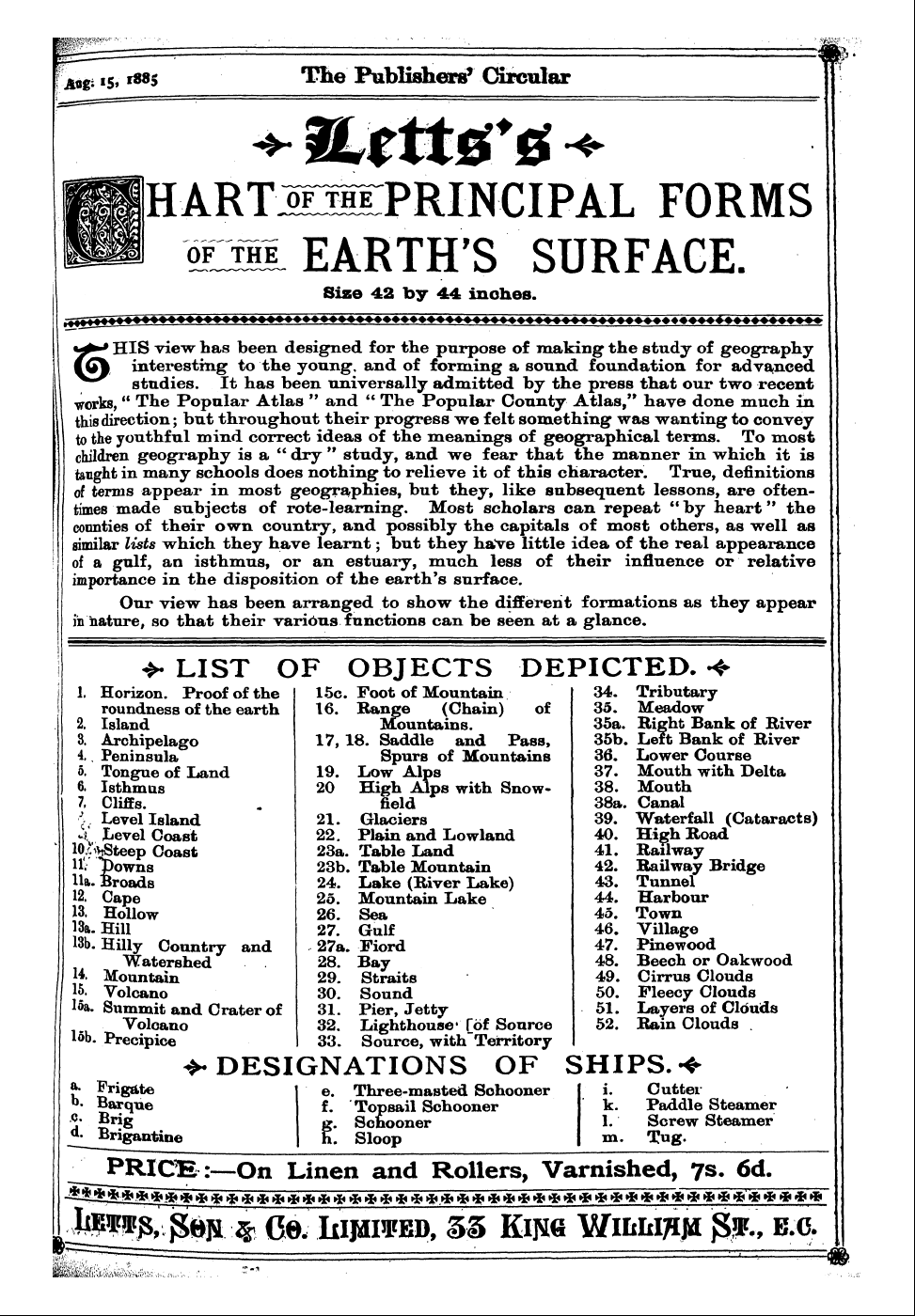 Publishers’ Circular (1880-1890): jS F Y, 1st edition: 83