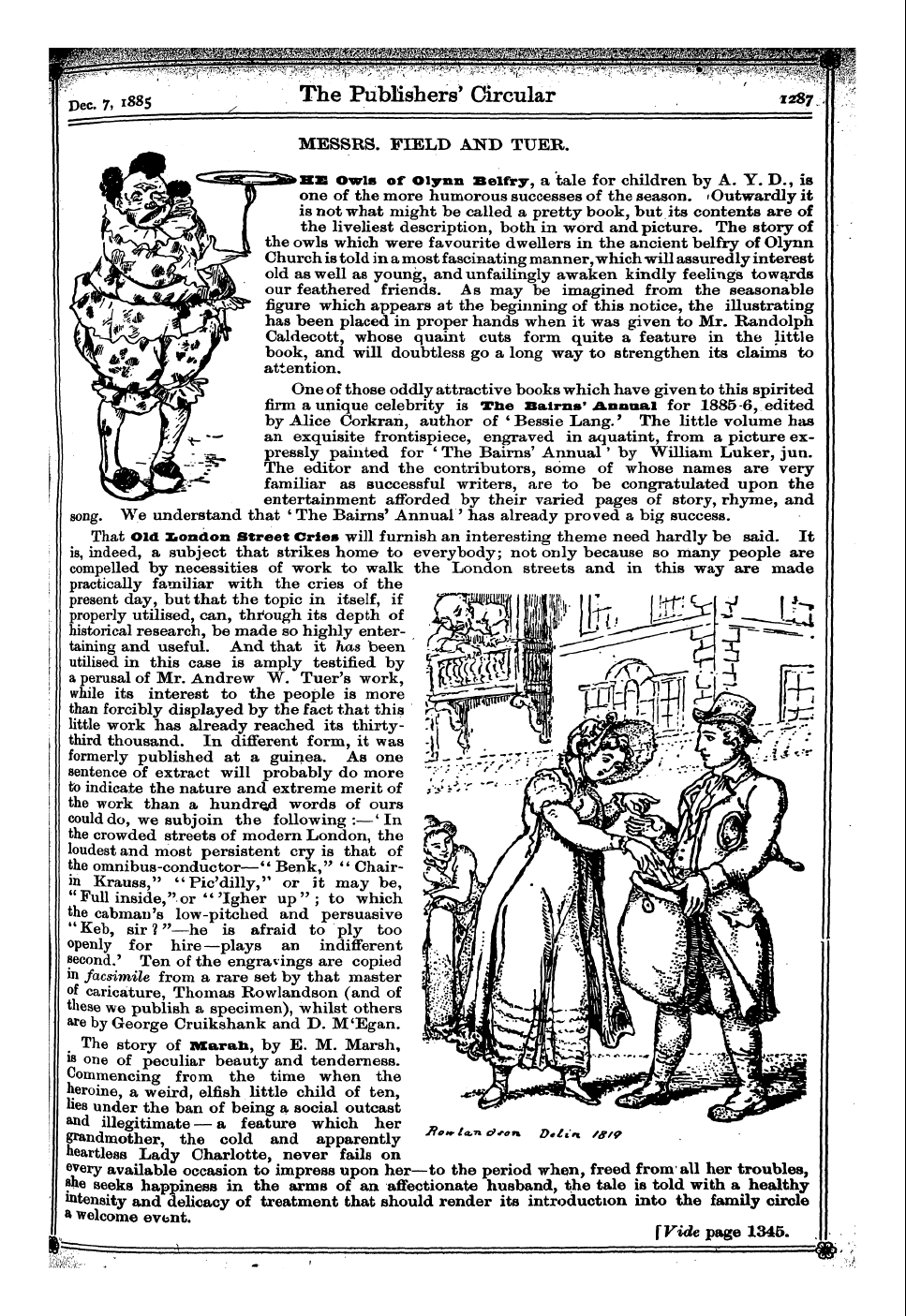 Publishers’ Circular (1880-1890): jS F Y, 1st edition: 27