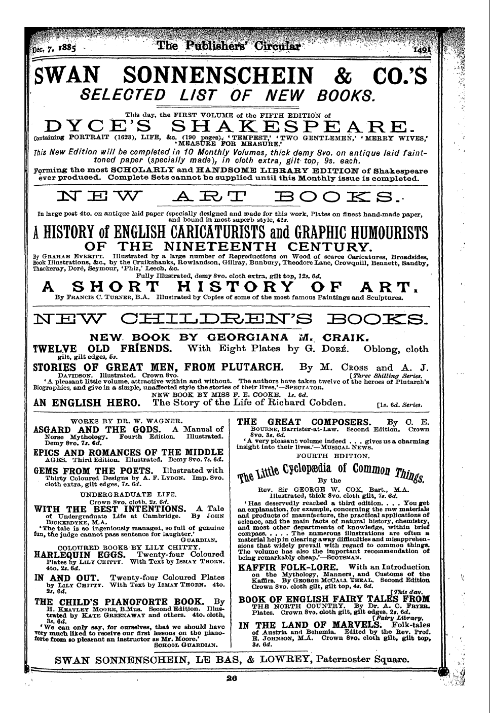 Publishers’ Circular (1880-1890): jS F Y, 1st edition - Wgrk ¦ - . *"'' ¦ .'"'''' — '; ¦ ¦%•'?>;...