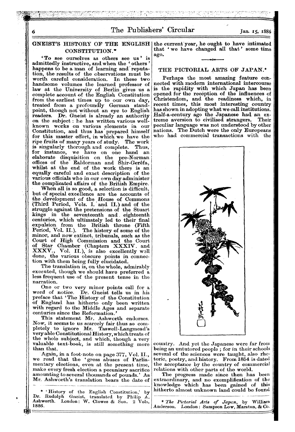 Publishers’ Circular (1880-1890): jS F Y, 1st edition - Pc00802