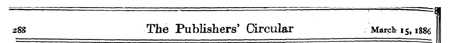 —"—HI 28$ The Publishers' Circular March...