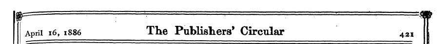 April i6,1886 The Publishers 1 Circular ...