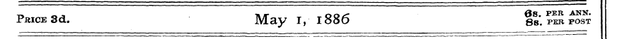 Price t> 3 « d , . May ik r I, 1886 acts...