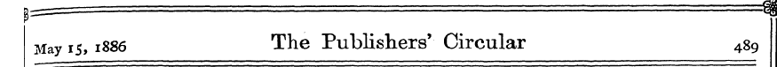 i}n- • " .... qg May 15,1886 The Publish...