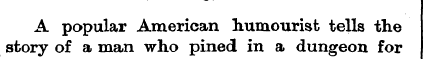 A popular American humourist tells the s...