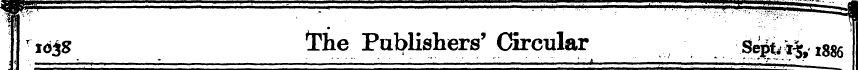 ] r i6$s ^The Publishers* Circular Se^*^...