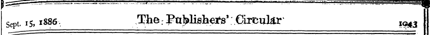 sept, is, 1886, The: Btiisrfisliers' .Ci...