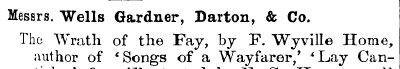 Messrs. Wells Gardner, Darton, & Co. The...