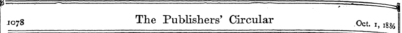 1078 The Publishers' Circular Oct h • • ...