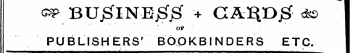 OF ¦ PUBLISHERS' BOP KB IN DERS ETC. I — — ' ¦ ¦ —— -¦ — - —- ¦ —=—- -*- ¦ ¦ ¦ ——— ~ * ¦ I