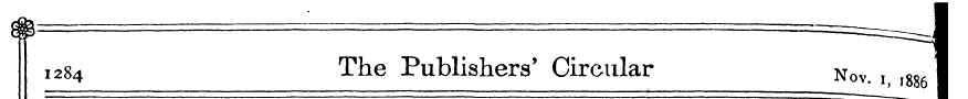 1284 The Publishers' Circular | Nov > ^ ...