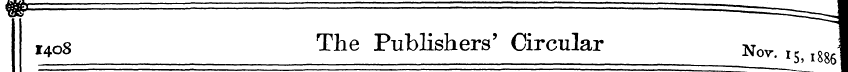 1408 The Publishers' Circular Nov I5 1