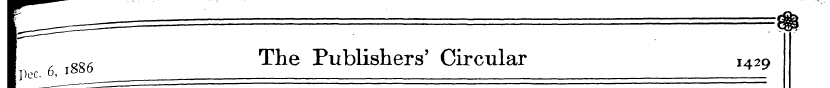 pec. 6, i$ QQ *^ , ___^ The Publishers' ...