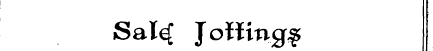 Sal^ Jotfingf