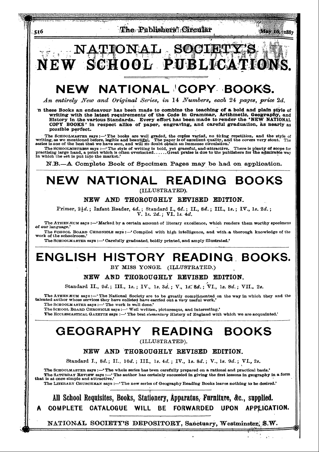 Publishers’ Circular (1880-1890): jS F Y, 1st edition: 30