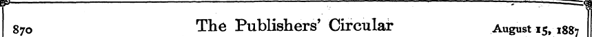 870 The Publishers' Circular August 15,1...