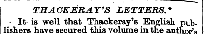 TRACKER AY'S LETTERS.* lishers nsners • ...