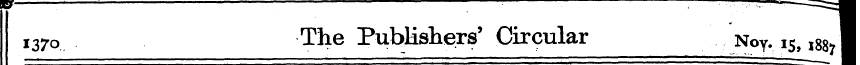 i3ro The Publishers' Circular Nov. 15,18...