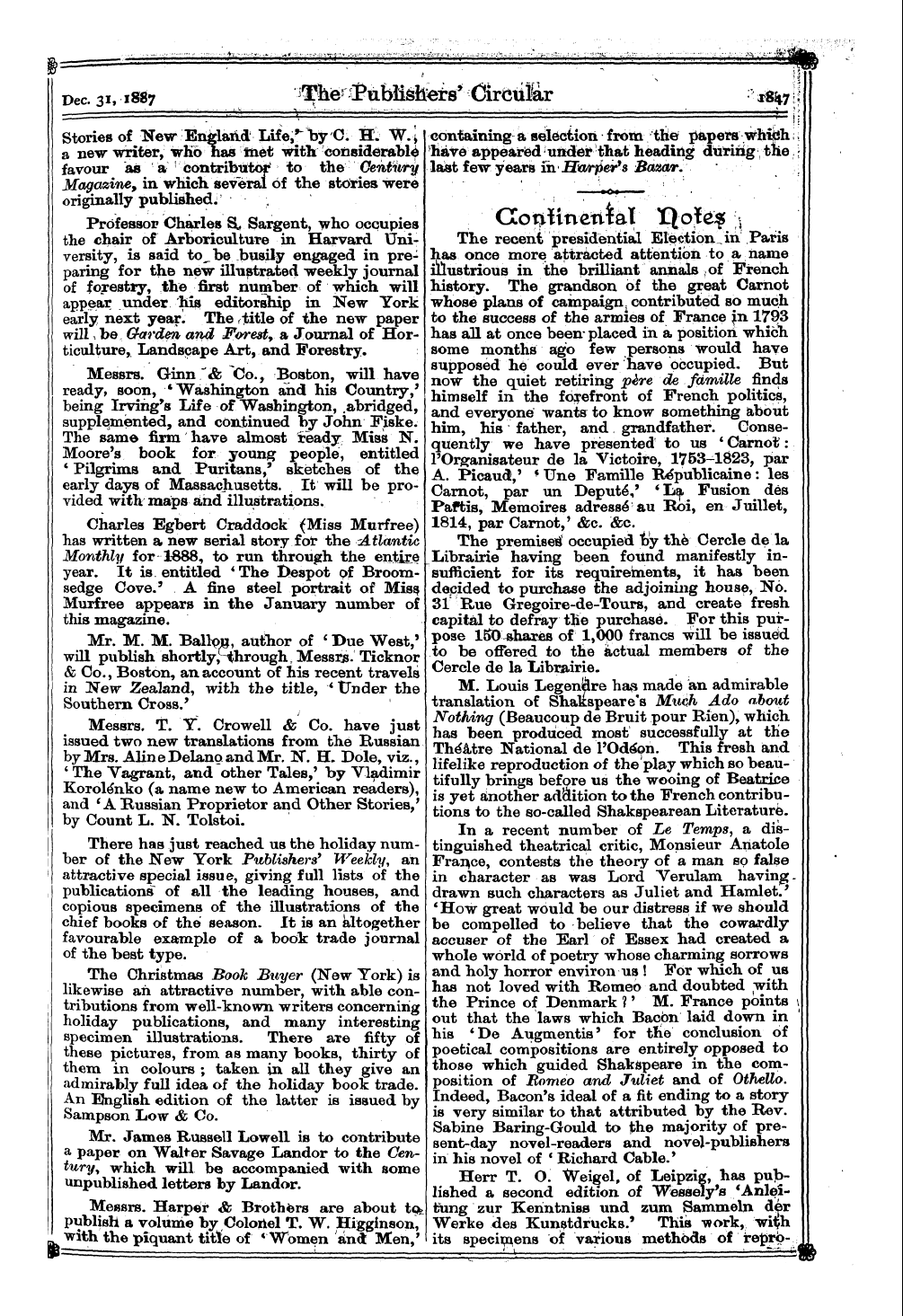 Publishers’ Circular (1880-1890): jS F Y, 1st edition - - R -^.. R - .:-.-.-Y--,,^..-... .^^ '¦ ...