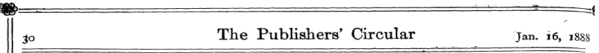 30 The Publishers' Circular jan. 16, 188...