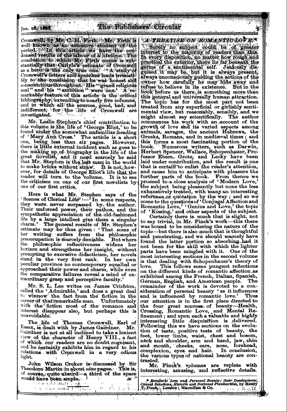 Publishers’ Circular (1880-1890): jS F Y, 1st edition - ^^^^^ ^^Bb^^^^^^^^^^^^^^^^^^^^^^^^^^^^^^...