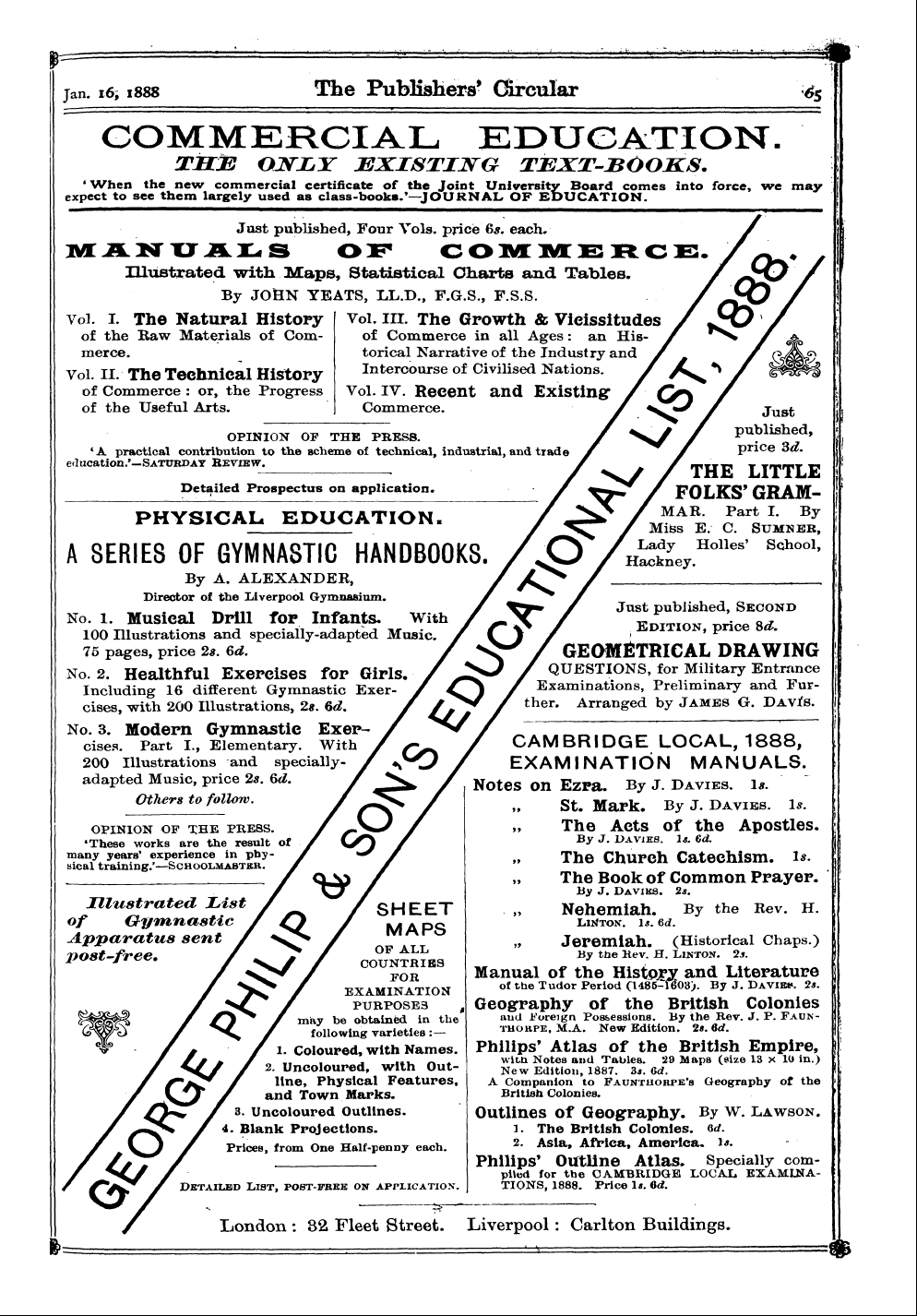 Publishers’ Circular (1880-1890): jS F Y, 1st edition: 67