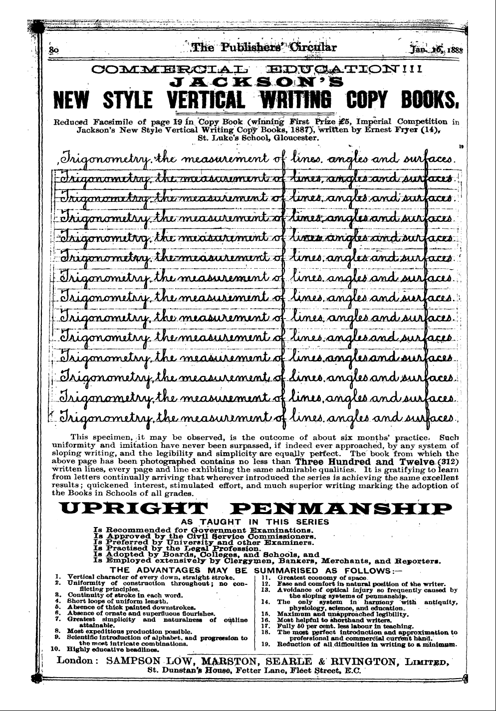 Publishers’ Circular (1880-1890): jS F Y, 1st edition - I^B»^]£S*I^2^Jp^!!!^3!!^ "~" - ' ""* ."*...