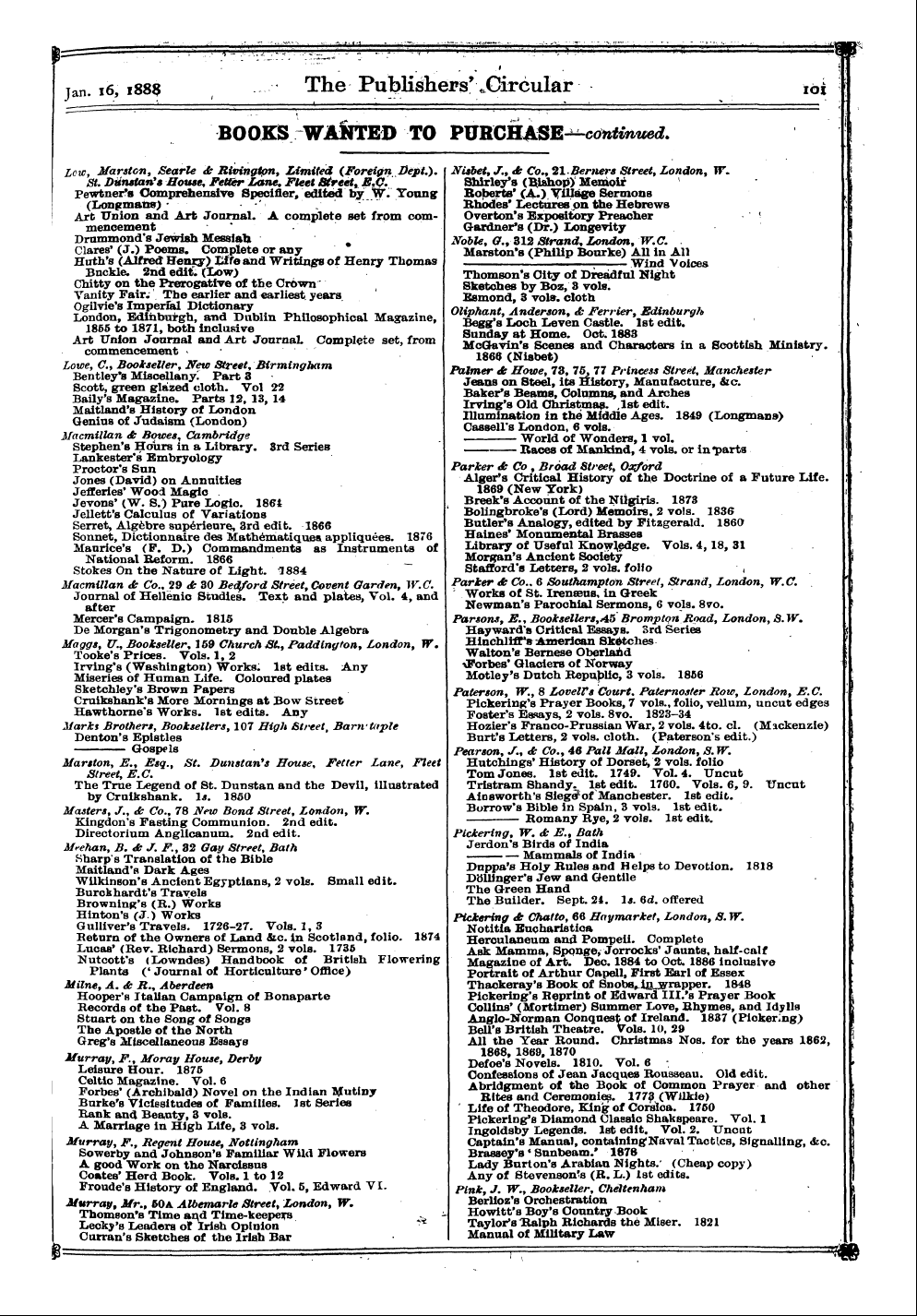 Publishers’ Circular (1880-1890): jS F Y, 1st edition - I^^^^^^!Simmmsm^Mzmmlmmlsmssmm!S!Mssm