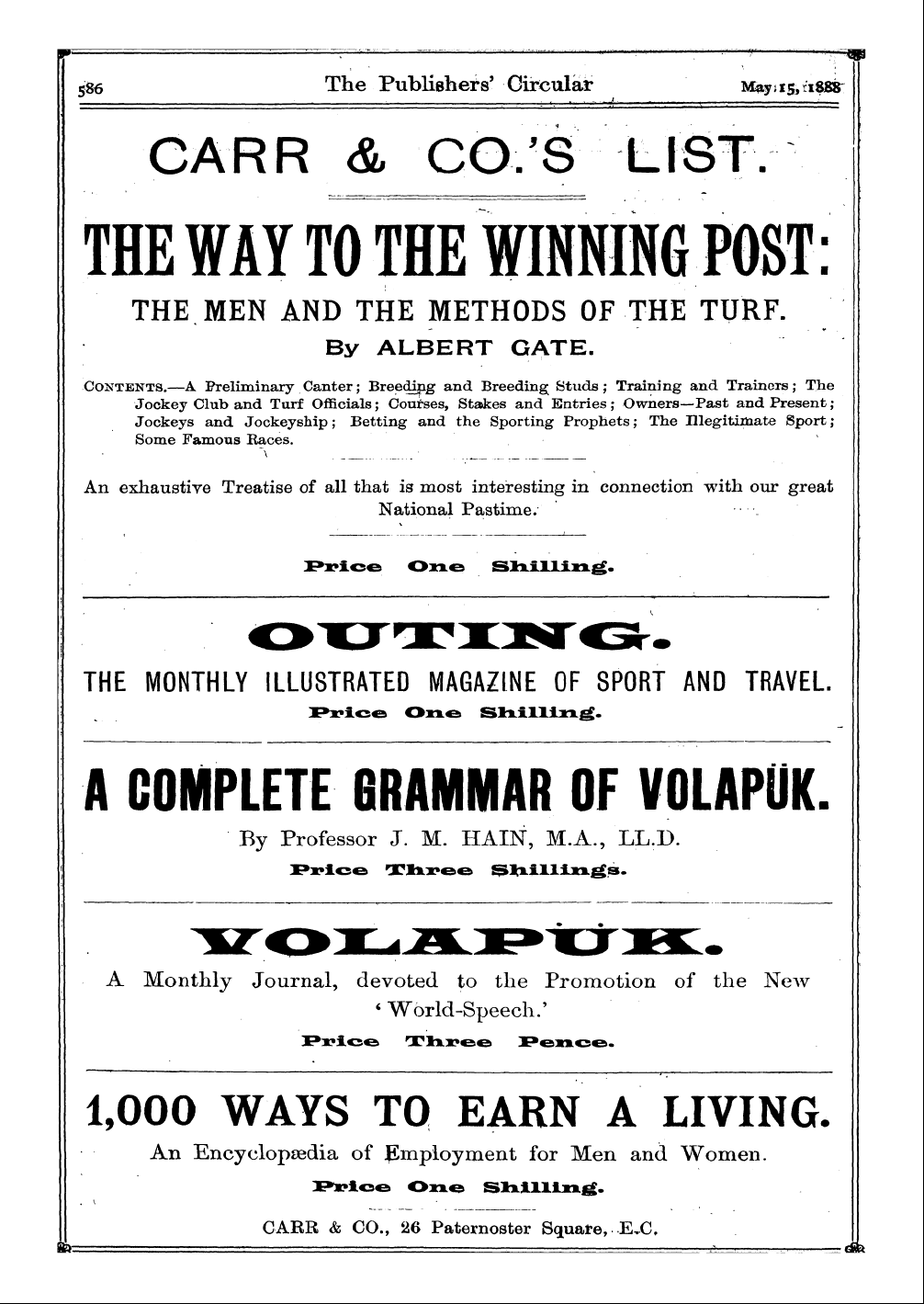 Publishers’ Circular (1880-1890): jS F Y, 1st edition - • • ~"""- ' --- •'" -•": ¦ '— • ¦ • ¦¦'"...