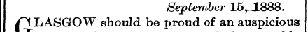 September 15,1888. i^\ LASGO W should be...