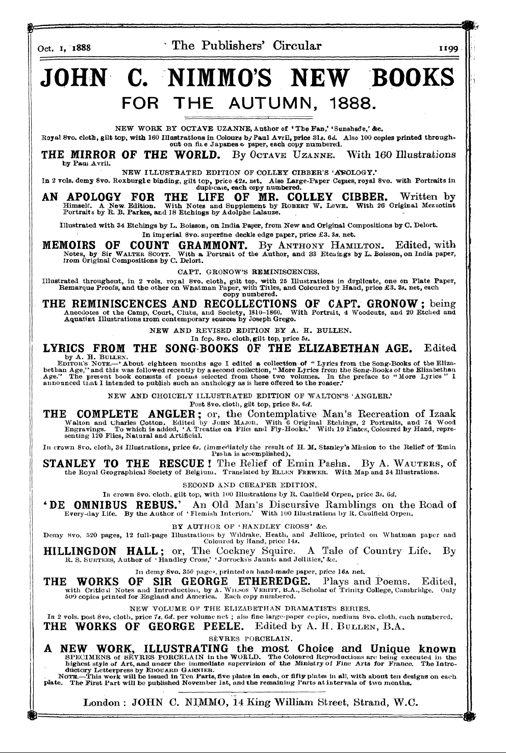 Publishers’ Circular (1880-1890): jS F Y, 1st edition: 93