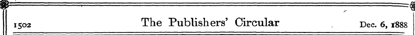 1502 The Publishers' Circular Dec. 6, is...