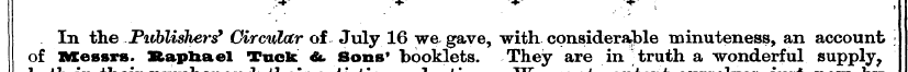 • • • • , i i In the Publishers? Circula...