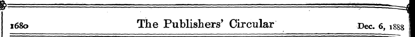 i68o The Publishers' Circular Dec. 6,188...