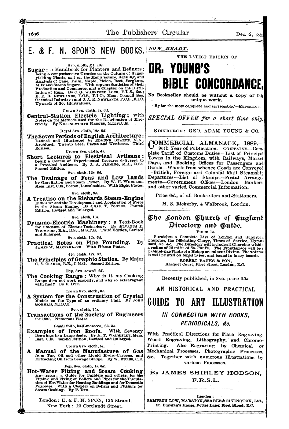 Publishers’ Circular (1880-1890): jS F Y, 1st edition - Ad31501