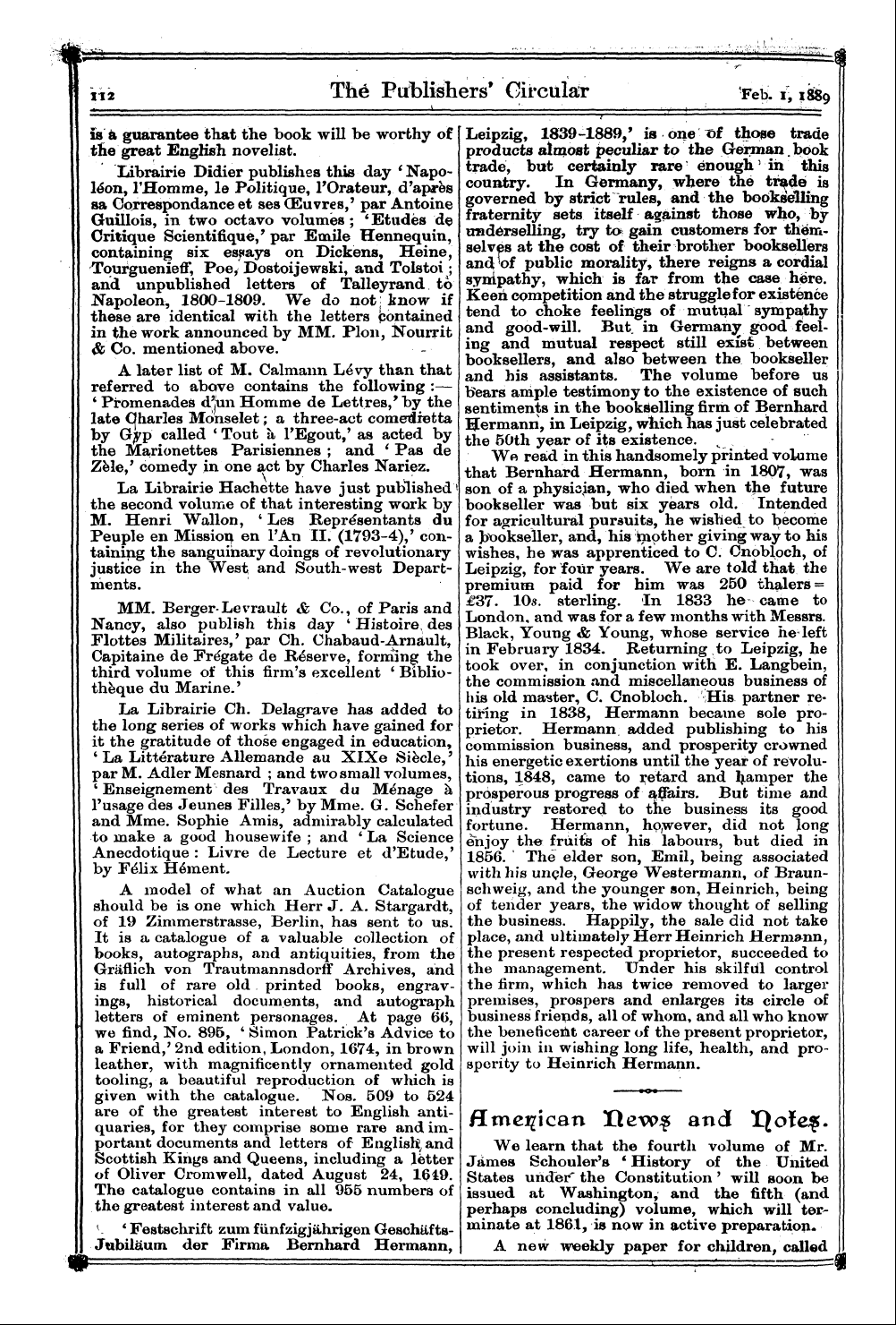 Publishers’ Circular (1880-1890): jS F Y, 1st edition - ^.^^M^^Mmm ^^A^I^^M^'^^'^R^^^^'^M^M^^^^^...