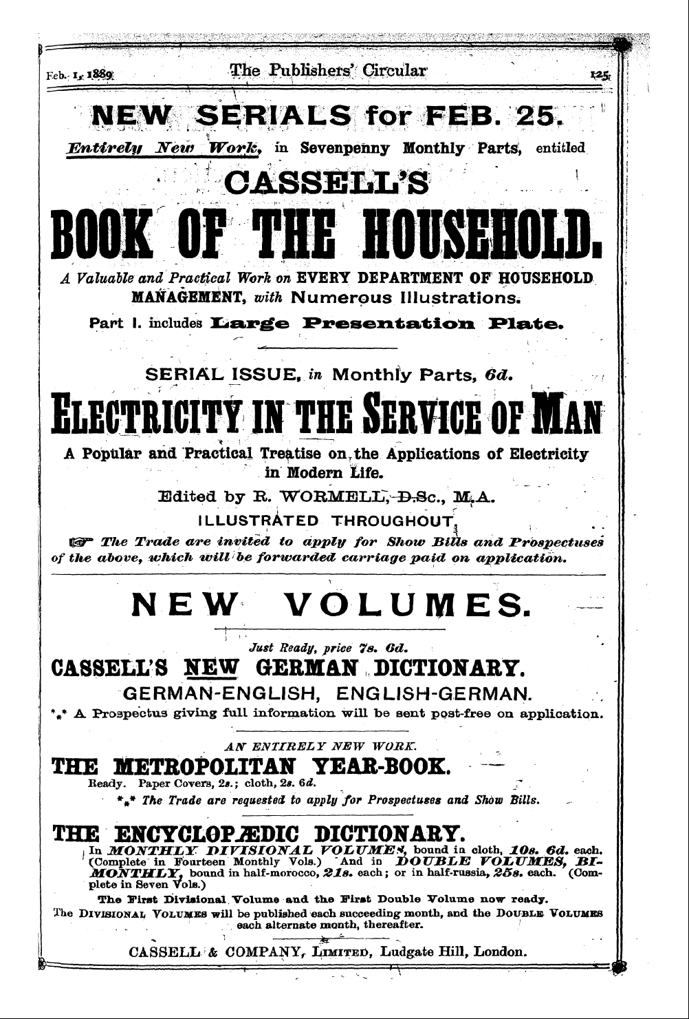 Publishers’ Circular (1880-1890): jS F Y, 1st edition - ¦ ••• >:¦•¦' *;'7'~' .-.. ~R*?'' :- - -¦...