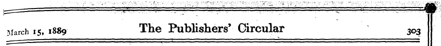 March is1889 The Publishers' Circular 30...