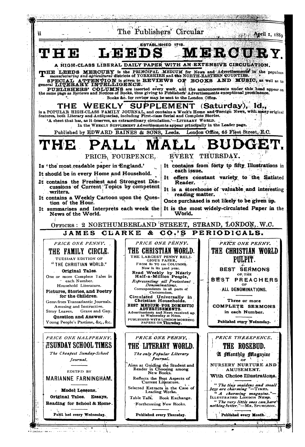 Publishers’ Circular (1880-1890): jS F Y, 1st edition - Ii- ¦ - ¦ '' ¦ ¦ \° ; . ¦¦ ' : '"¦ . ' :...