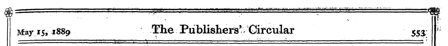 May 15,1889 She 'Publishers * - ' Circul...