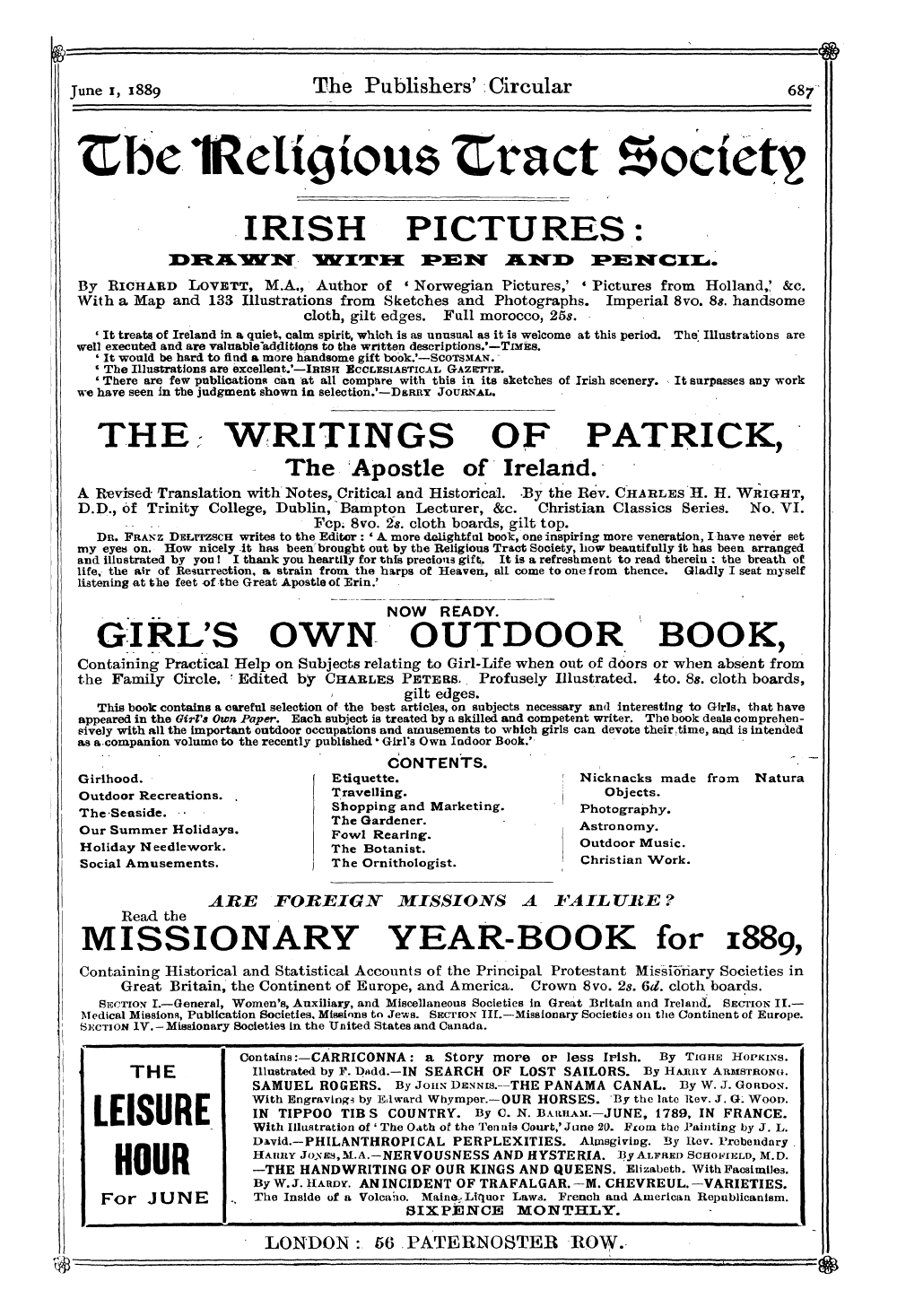 Publishers’ Circular (1880-1890): jS F Y, 1st edition - Ar03700