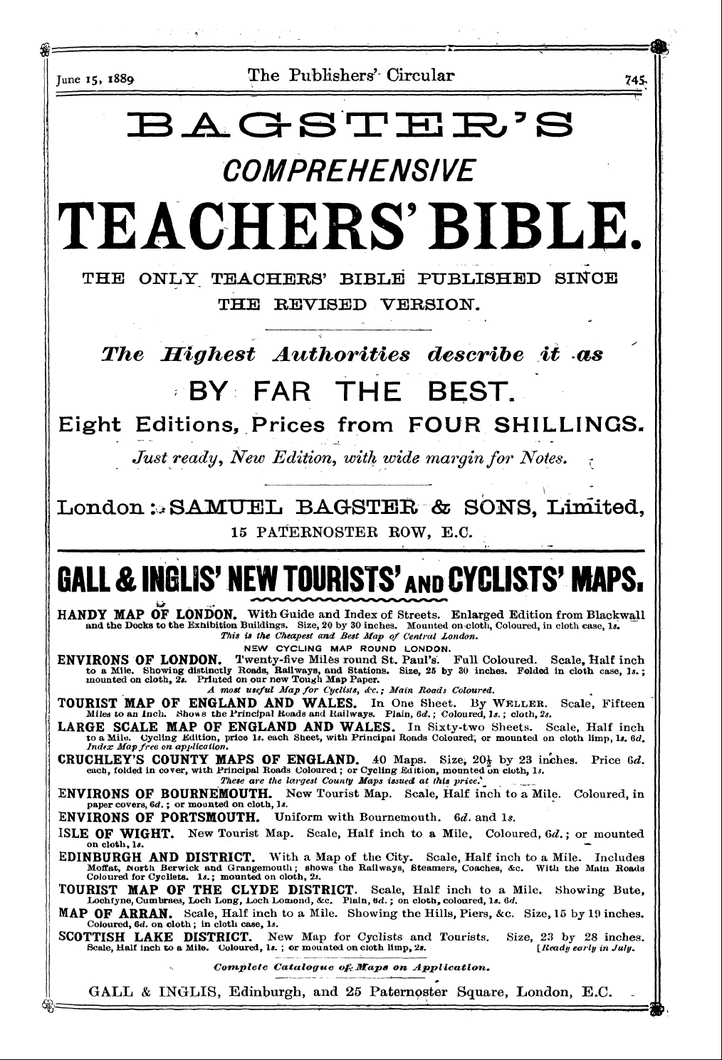 Publishers’ Circular (1880-1890): jS F Y, 1st edition: 35
