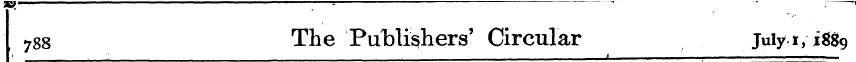 w— ;— ^ - . — 7 88 The Publishers' Circu...