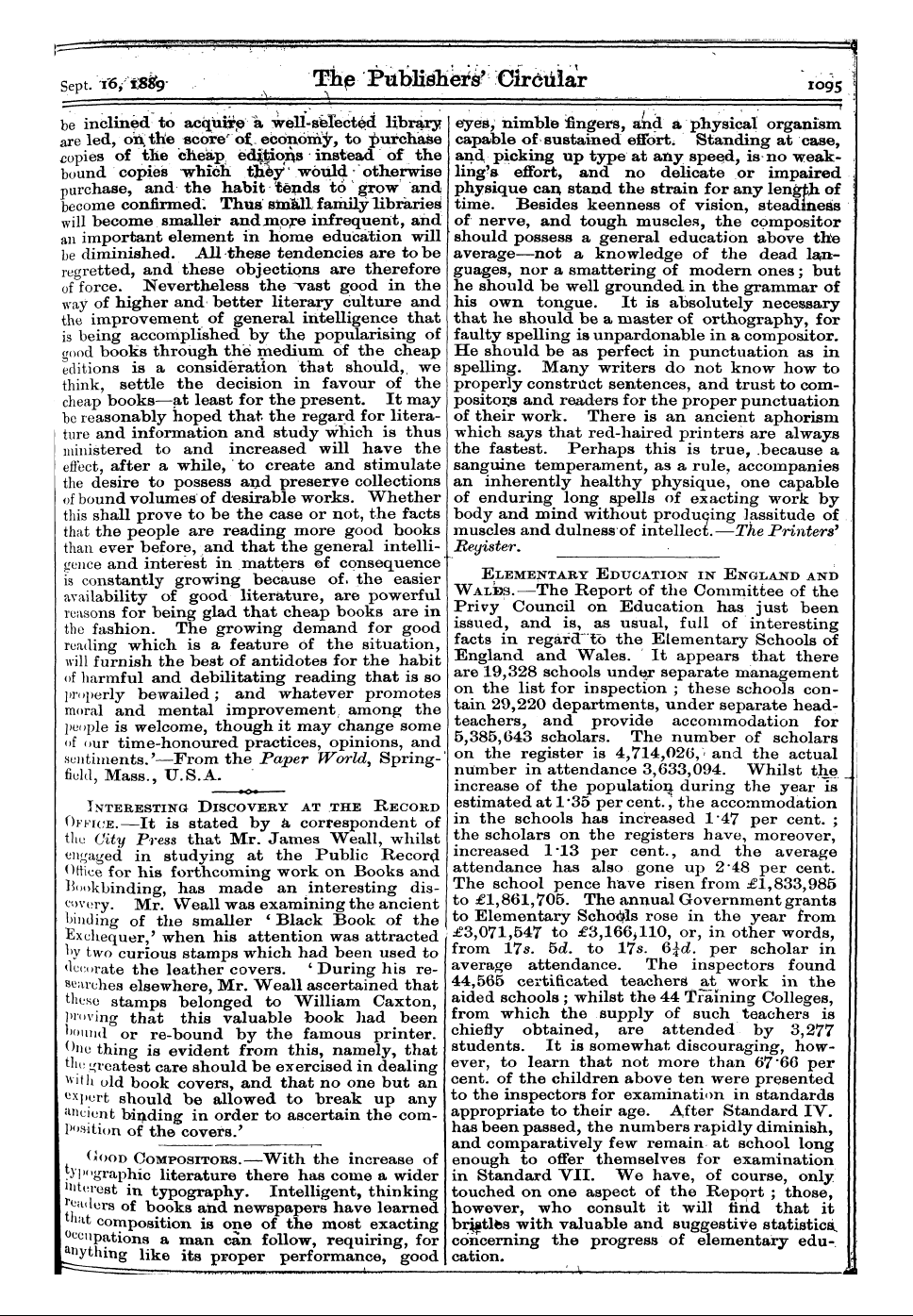 Publishers’ Circular (1880-1890): jS F Y, 1st edition - Cheap Books. I The ^Bbi Vb *Bk ^B^T Pres...