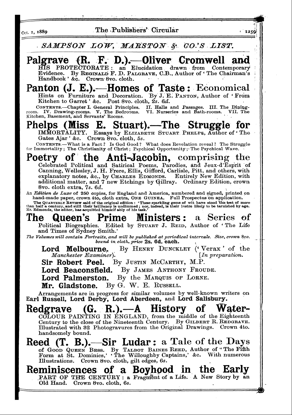 Publishers’ Circular (1880-1890): jS F Y, 1st edition - U^^= " '^"Yv^^;;^^ ' ¦ . {!, T ¦ ' -, - ...