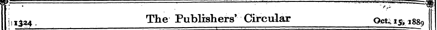 j,ite4. The Publishers' Circular Ocfei&i...