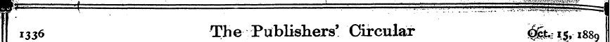 1336 The Publishers' Circular ^115,188 9...