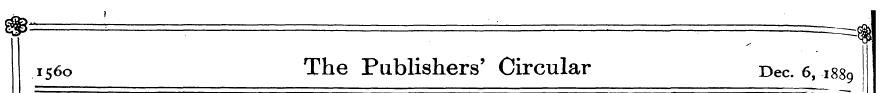 1560 The Publishers' Circular Dec. 6, m ...